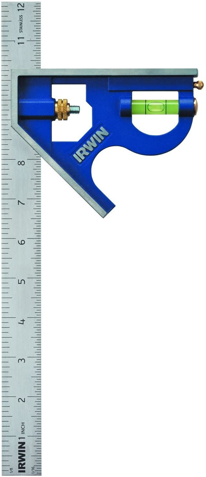 Combination Square, 12”, 45-90 Degree Marking, Stainless Steel (1794469)