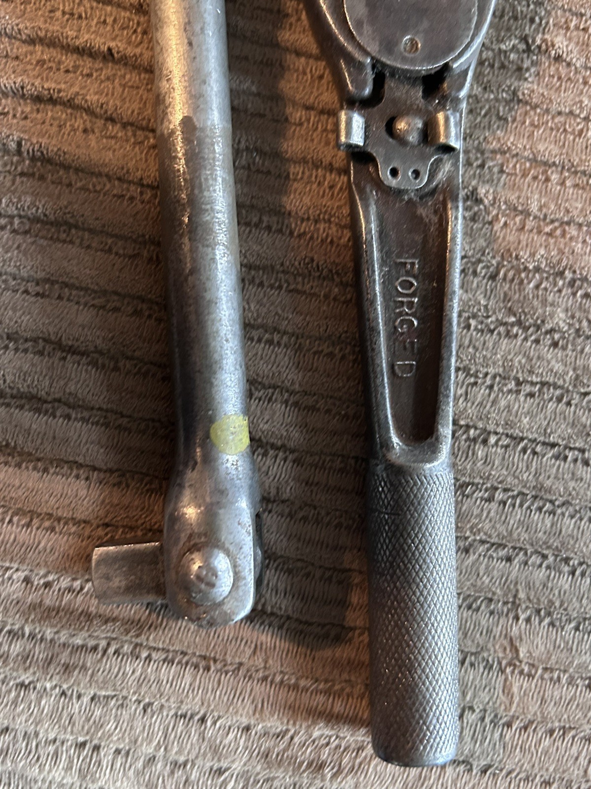 Vintage Craftsman 3/8″ Drive BE Series Ratchet And 3/8 Flex Head Breaker Bar USA