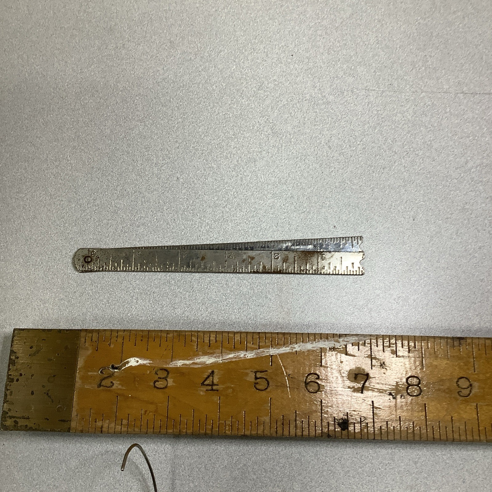 Vintage Folding Metal 12” Rule Advertising J. Burdman Auto Parts Missouri