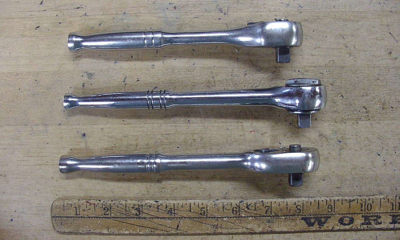 Three 3/8″ Drive Ratchet Wrenches Including Kobalt,Ace,& Great Neck,L@@K & READ!