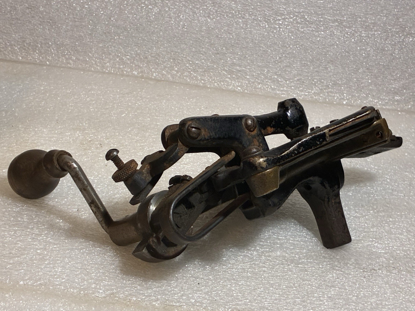 Antique Brass & Cast Iron & Steel A. E. Cunningham Saw Set