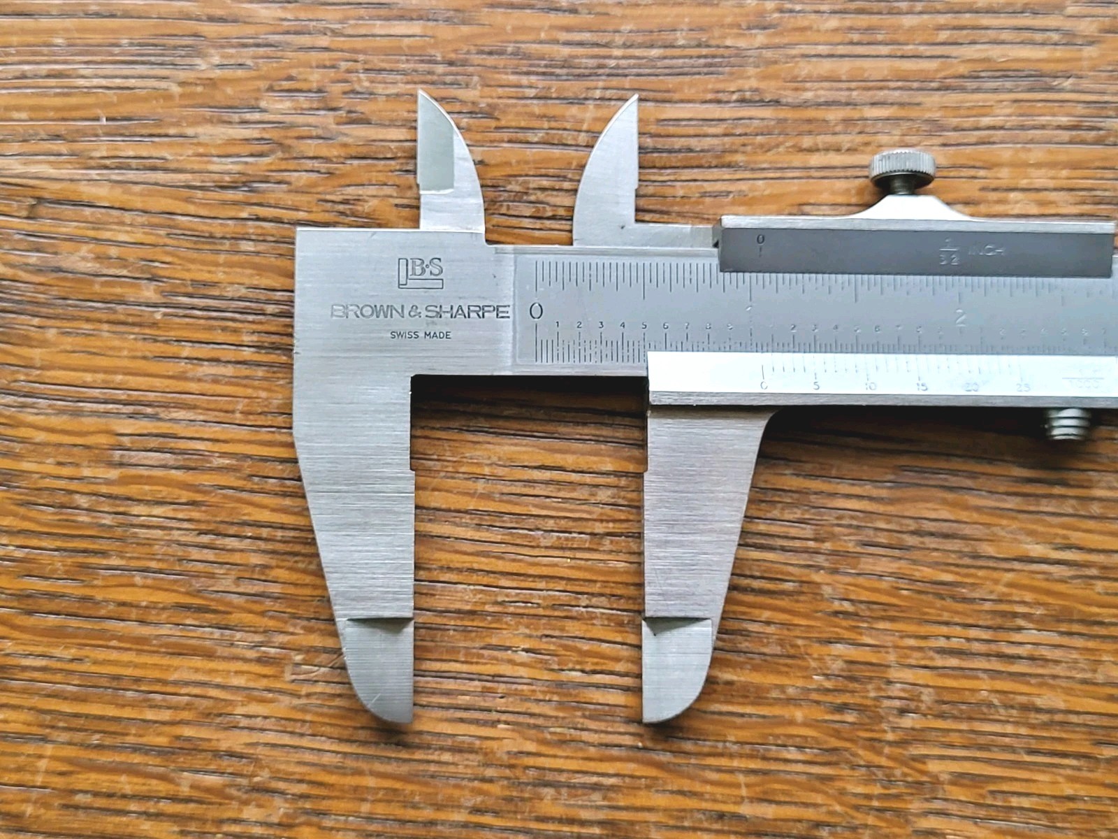 Vintage Brown & Sharpe No. 577 Swiss Made 7″ Vernier Caliper Machinist Tool