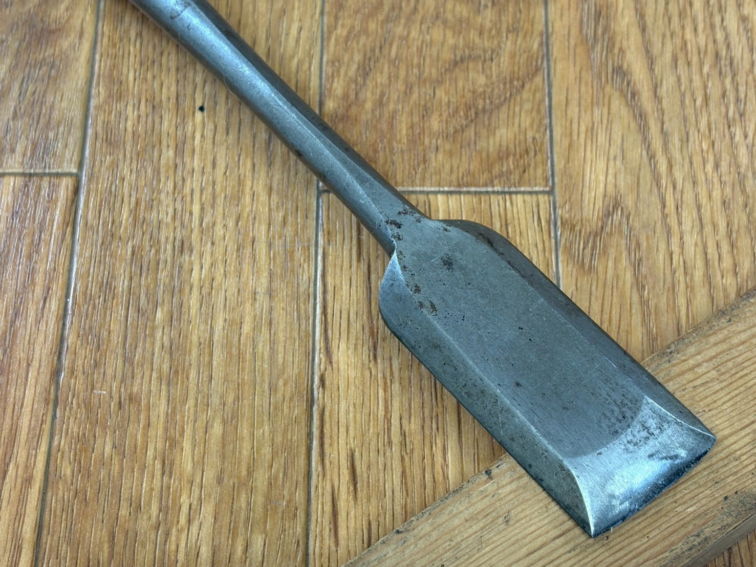 Japanese vintage chisel Tsuki Nomi Japan Vintage 35mm 445mm long OY077