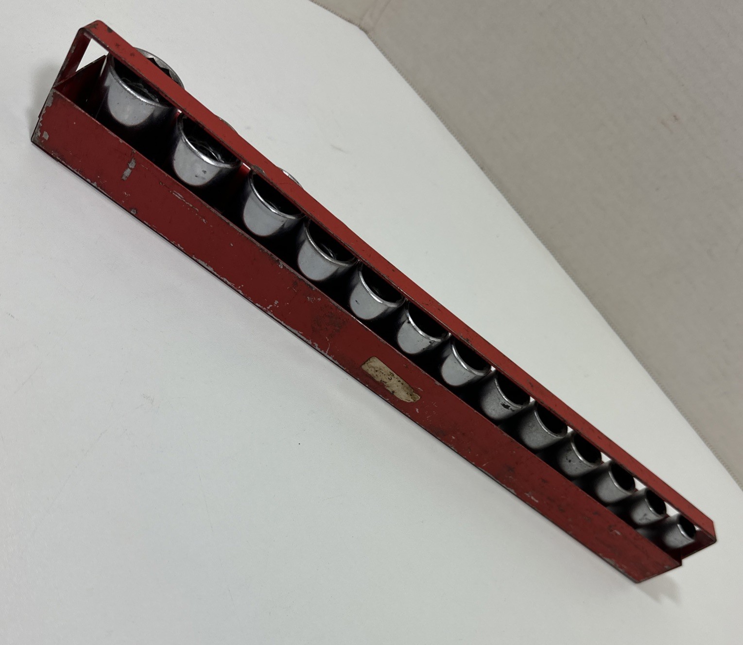 Vtg Indestro Super Metric 1/2 Drive Socket Set 13 Pc 10mm 22mm 12 Point COMPLETE
