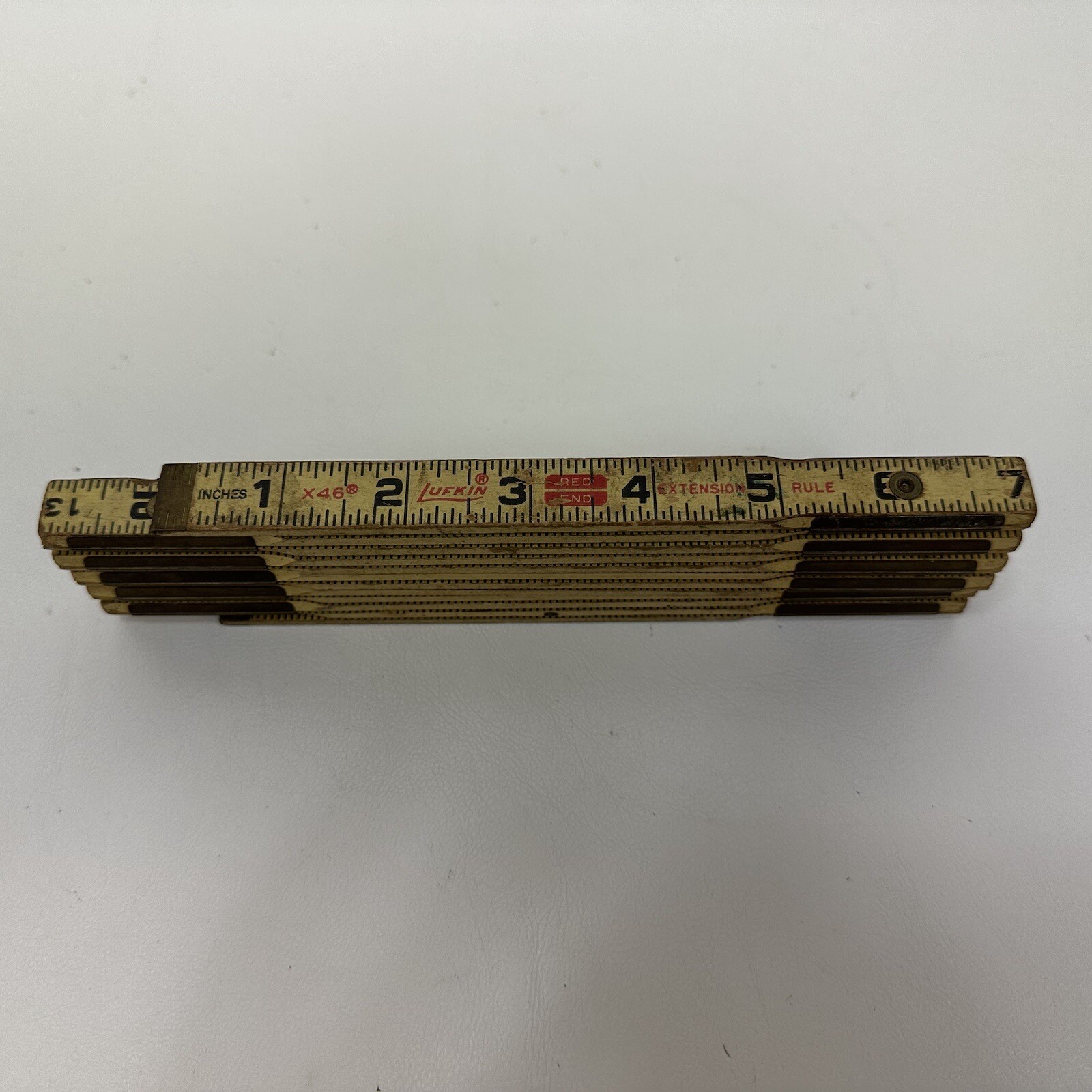 LUFKIN EXTENSION RULE NO. X46 VINTAGE WOODEN