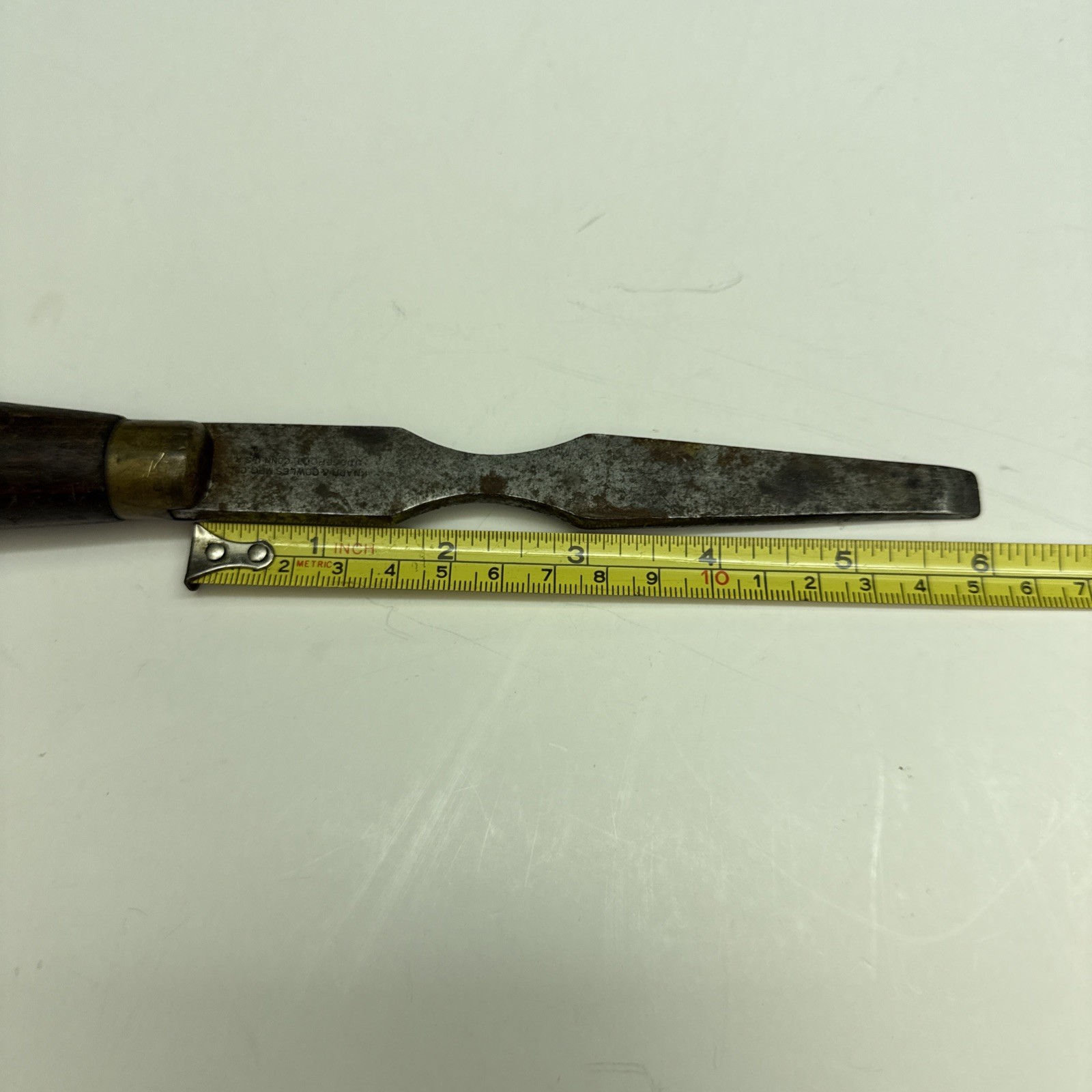 Antique KNAPP & COWLES Flat Blade 11.5 Turnscrew Screwdriver, 3/8″ Tip