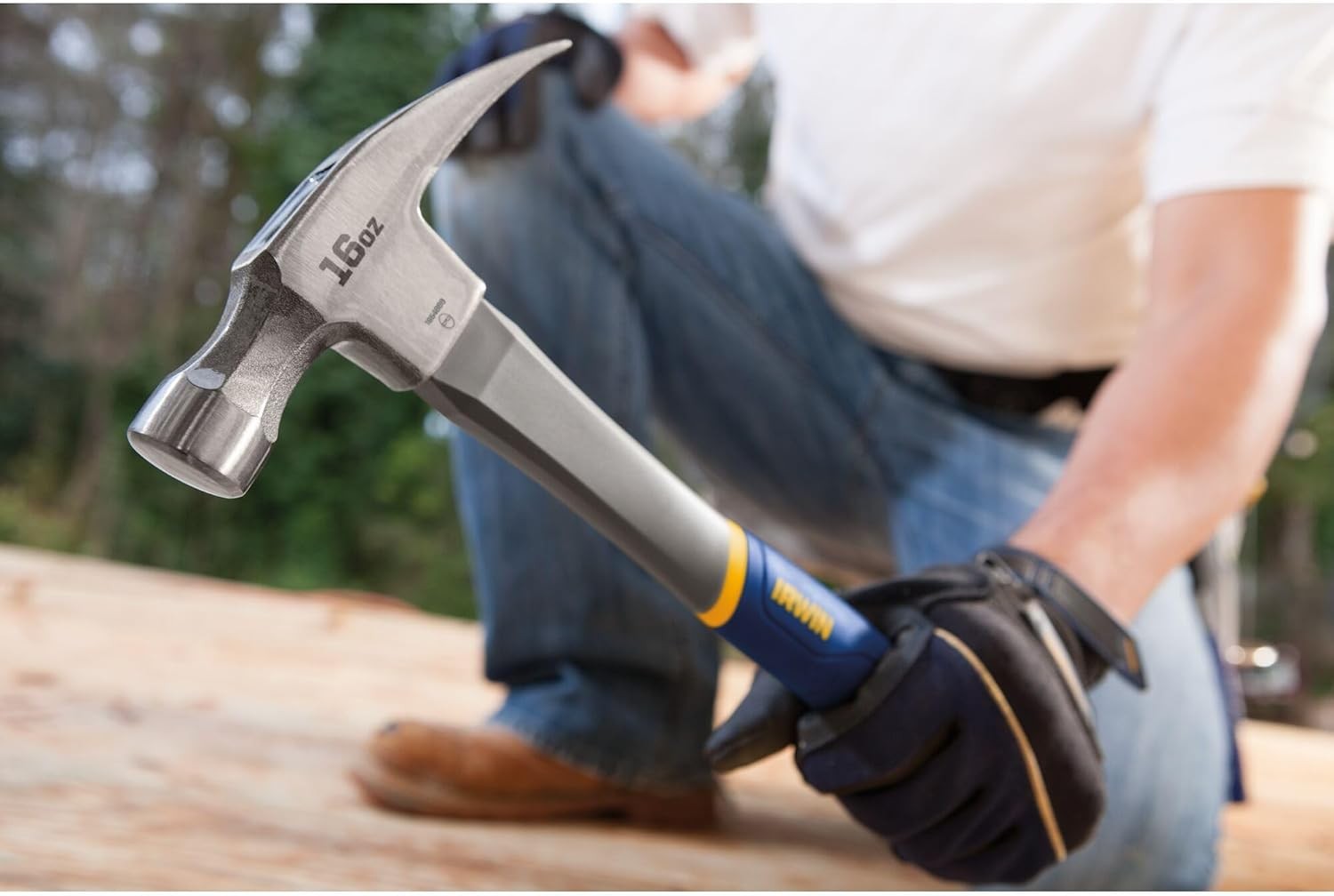 16oz Fiberglass Claw Hammer, General Purpose, Pro-Touch Grip
