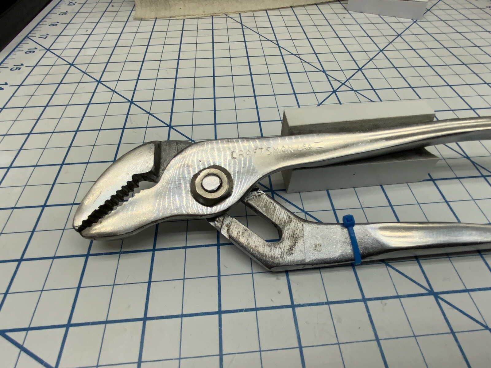 Craftsman 10in. Water Pump Adjustable Pliers, Circle P (Wilde) Rope Handle, USA
