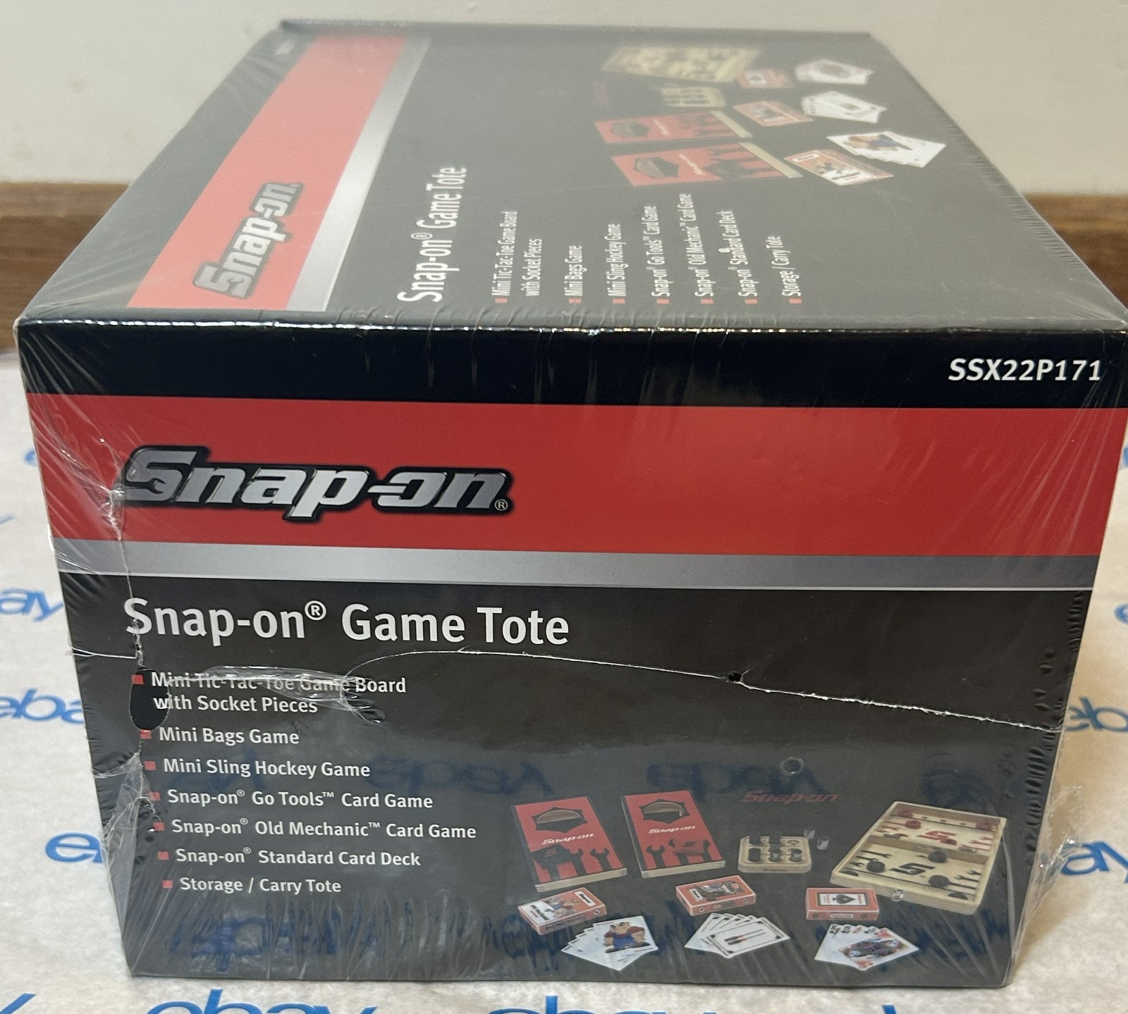 2022 Snap‑On Tools Game Tote – 6‑Game Bundle – SSX22P171 – New in Box