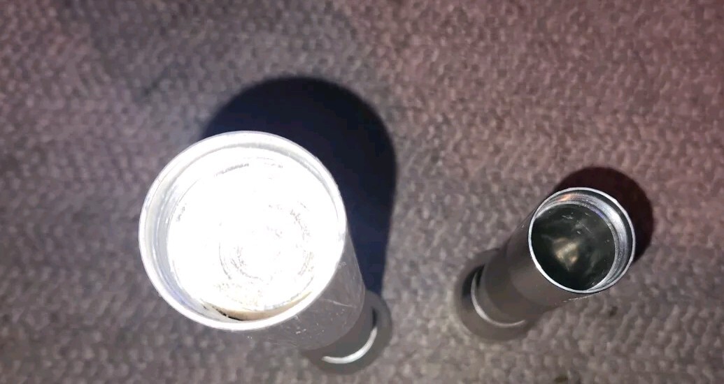 Lot of 2 VTG Silver Mag Lite Maglite Mag Light Flashlight Silver For Parts