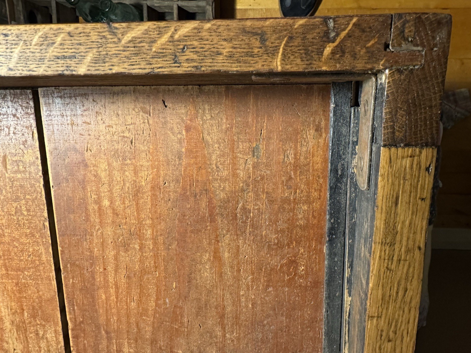 Old Machinist Chest. Late 1800 Early 1900’s Heavy Solid Piece.