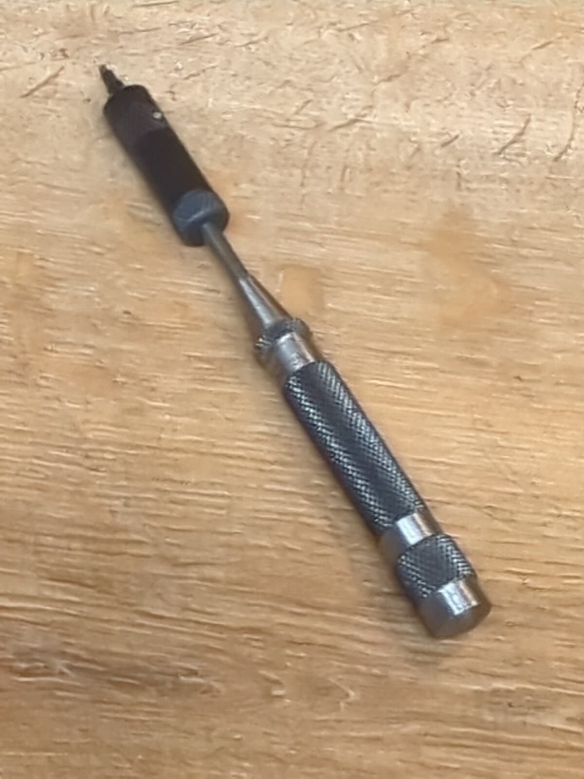 Starrett No. 18AA Automatic Center Punch Vintage USA with Mini Tool insert