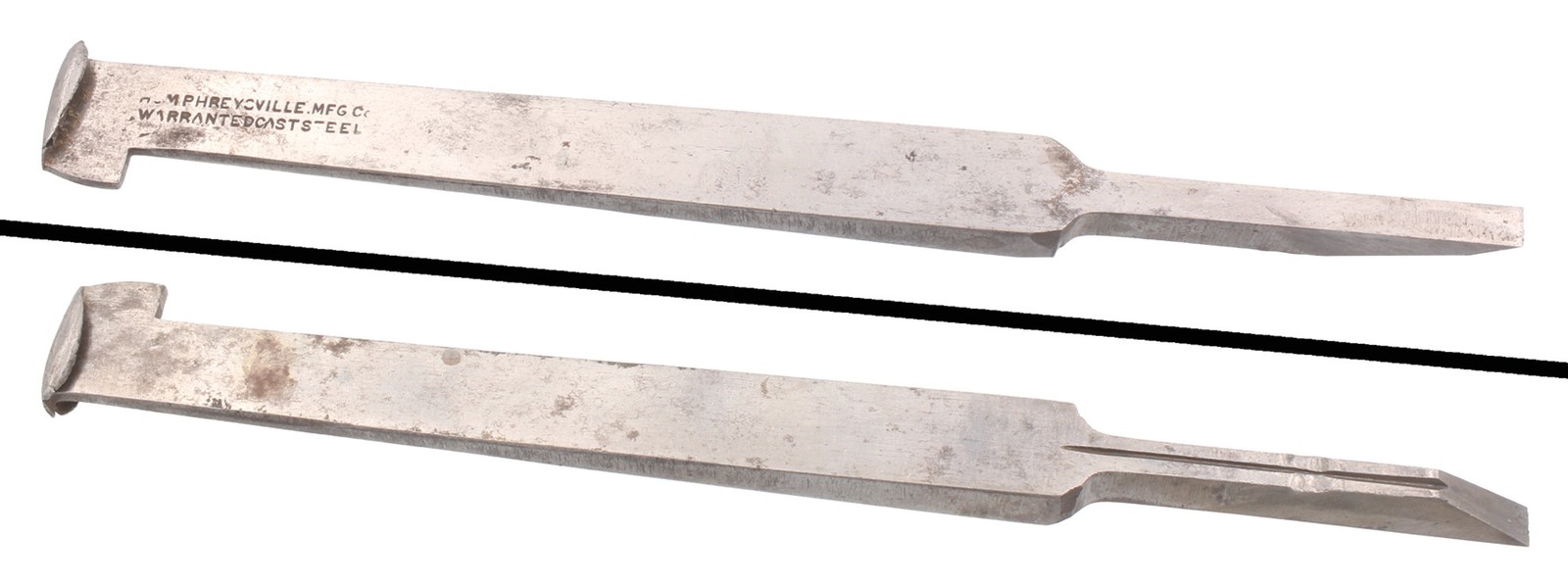 Orig. Humphrieysville Mfg. Co. 1/4″ Plow Plane Cutting Iron – mjdtoolparts