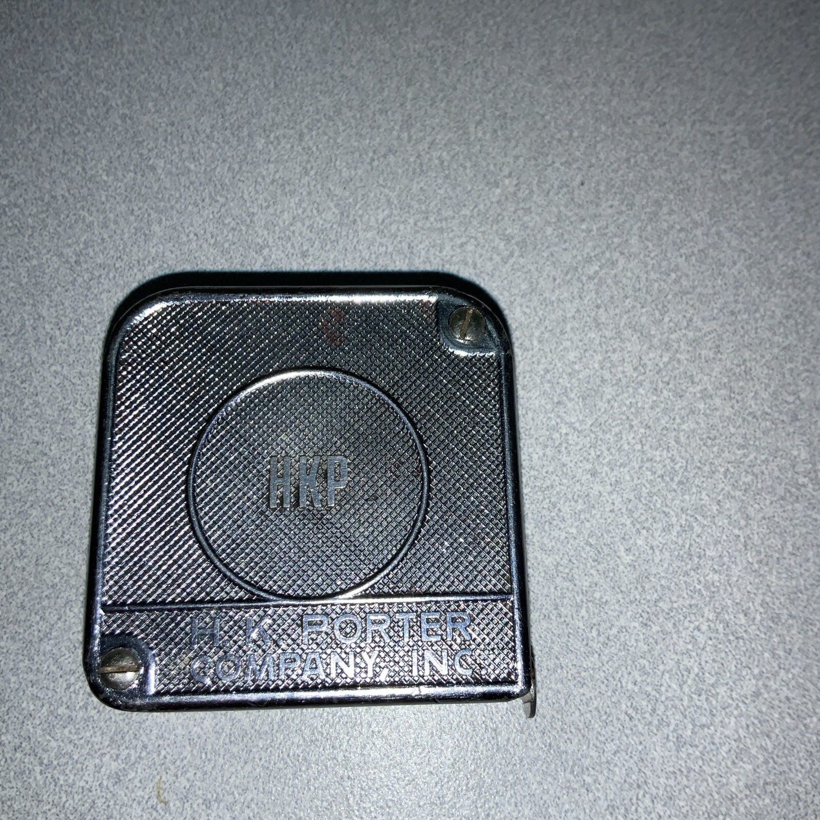 Vintage Disston / Carlson White Chief Tape Measure No. 328- 8’. HK PORTER HKP