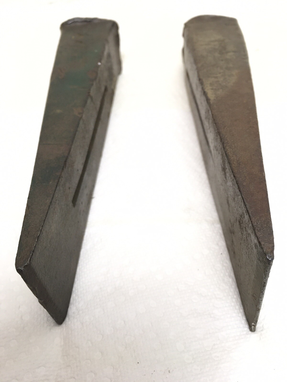 Vtg Woodings-Verona 4, 4 Lb-1.6 Oz and AP-5074, 4 Lb-14.8 Oz, U.S.A Steel Wedges