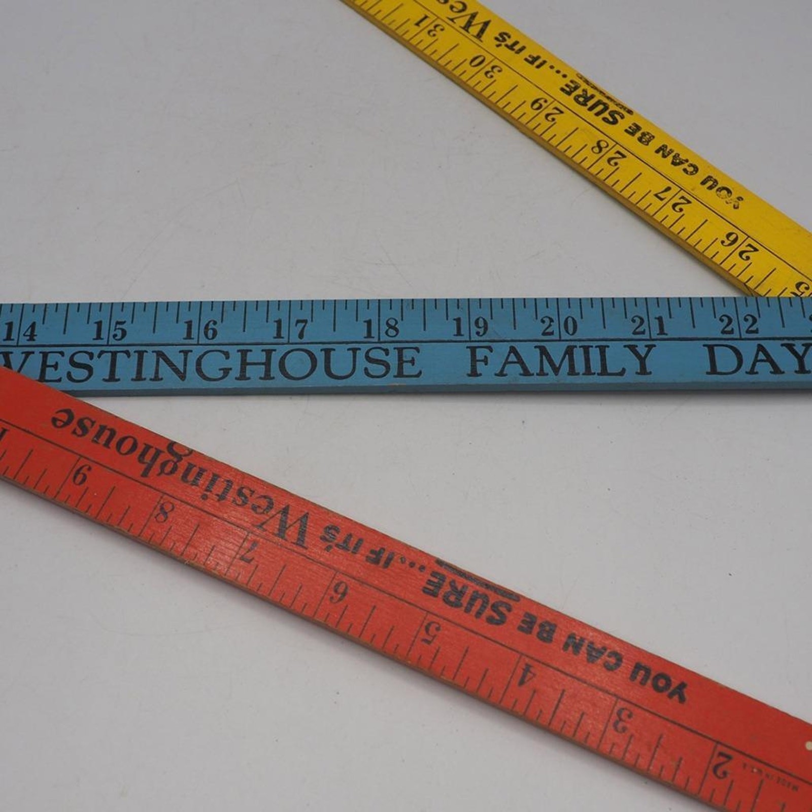Westinghouse Electric Family Days Pittsburgh Folding Wood Yardstick Ruler
