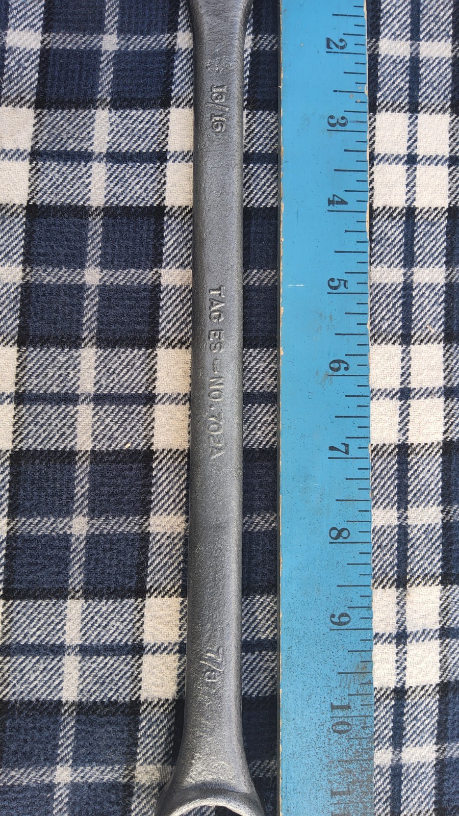 AMCO Erie Pa. 13/16″ X 7/8″ 12 Point Offset Box Wrench TAC-ES-NO.702-A Vintage