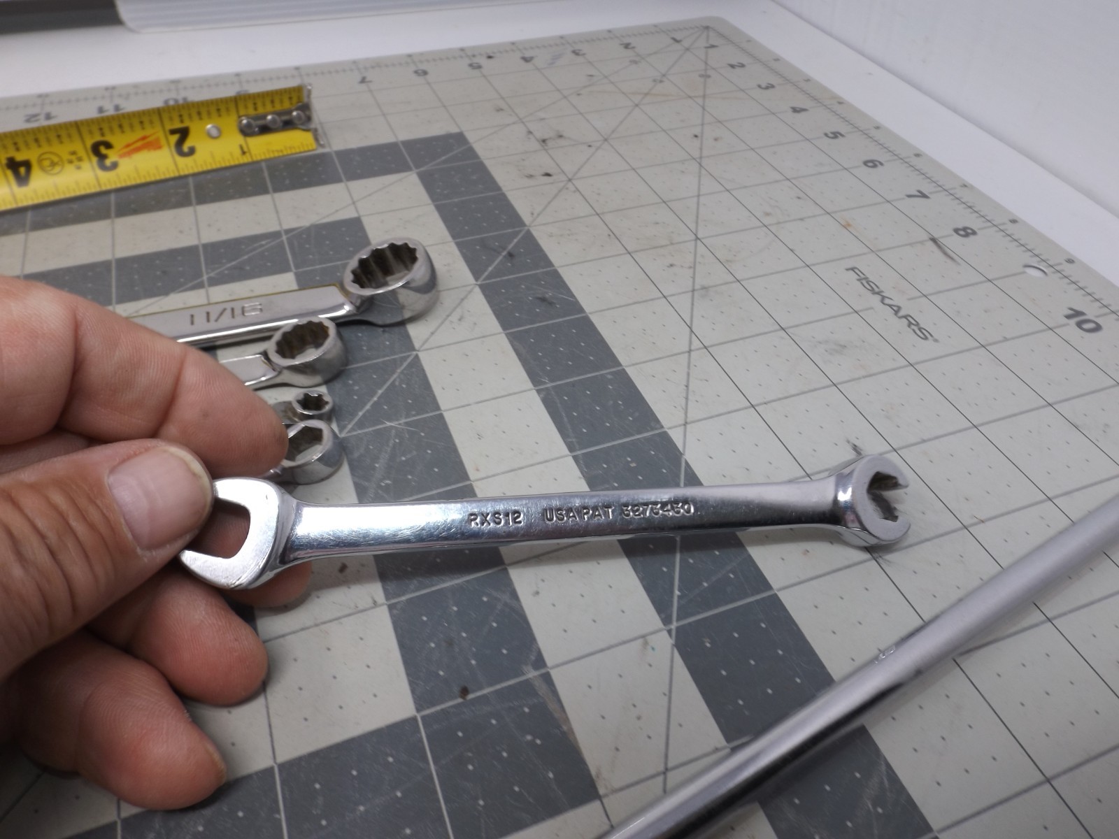 Mix set of Snap On wrenches SOEX22, SOEX16, b1467a, XLE78, RXS12, OSH12a E7 E8