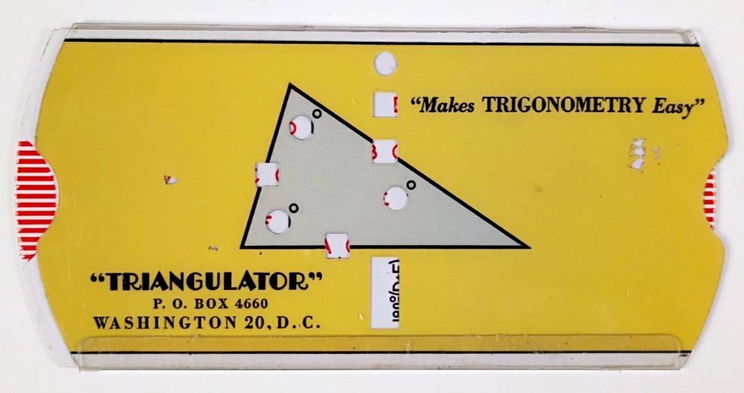 Triangulator for Easy Trig, Allen Socket Set Decimal Tap Index Lot of 7 N1617