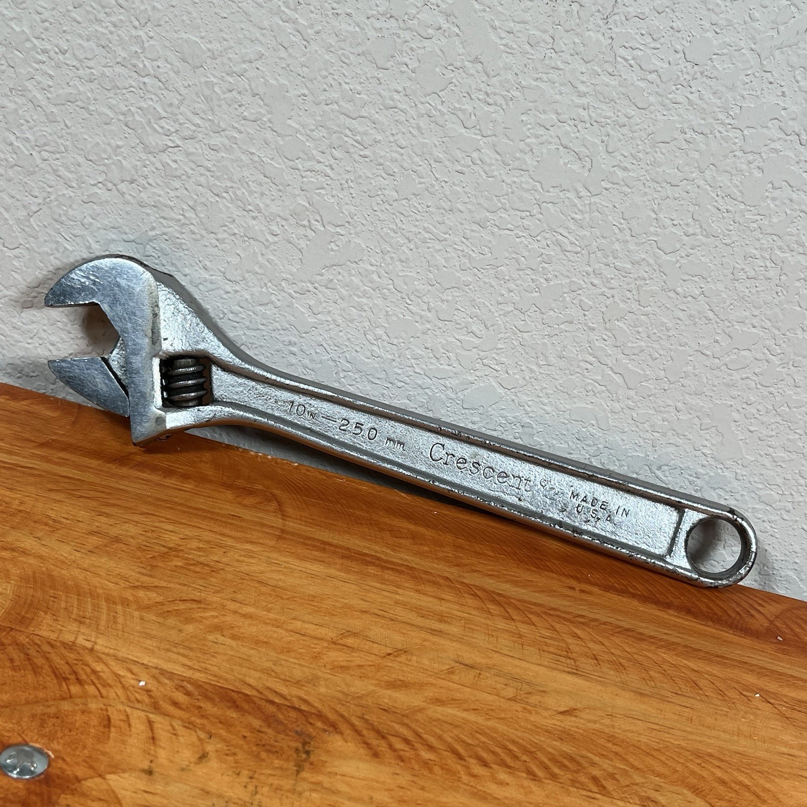 Vintage Crescent Crestoloy USA Made 10″ 250mm Adjustable Crescent Wrench