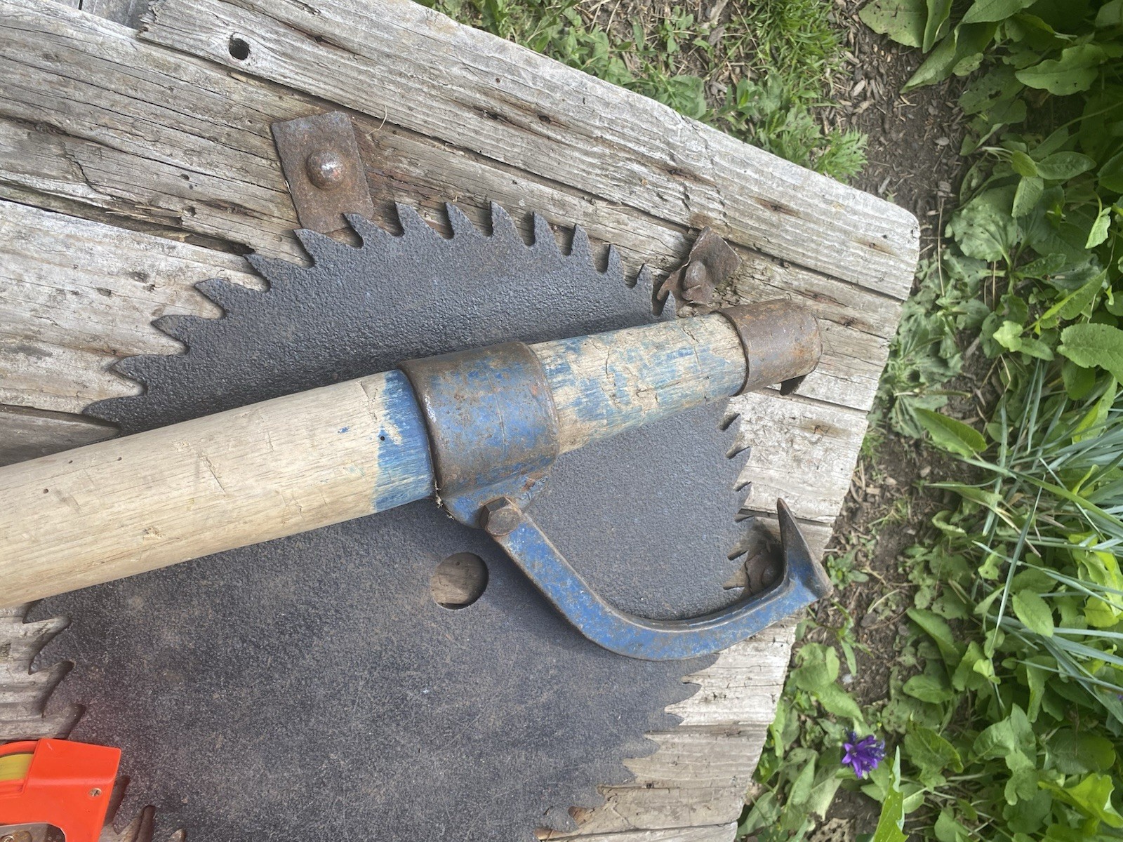 CANT HOOK LOG ROLLER 48”Solid Wooden Handle LUMBER JACK Woodsman Tool
