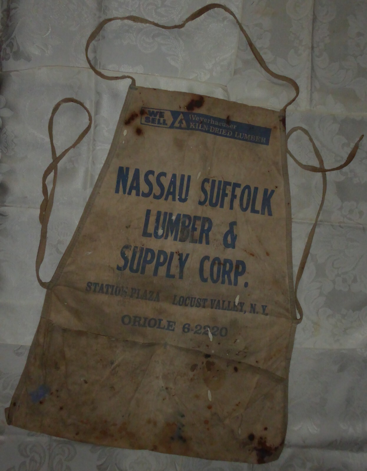 Vintage Nassau Suffolk Lumber & Supply Corp Apron