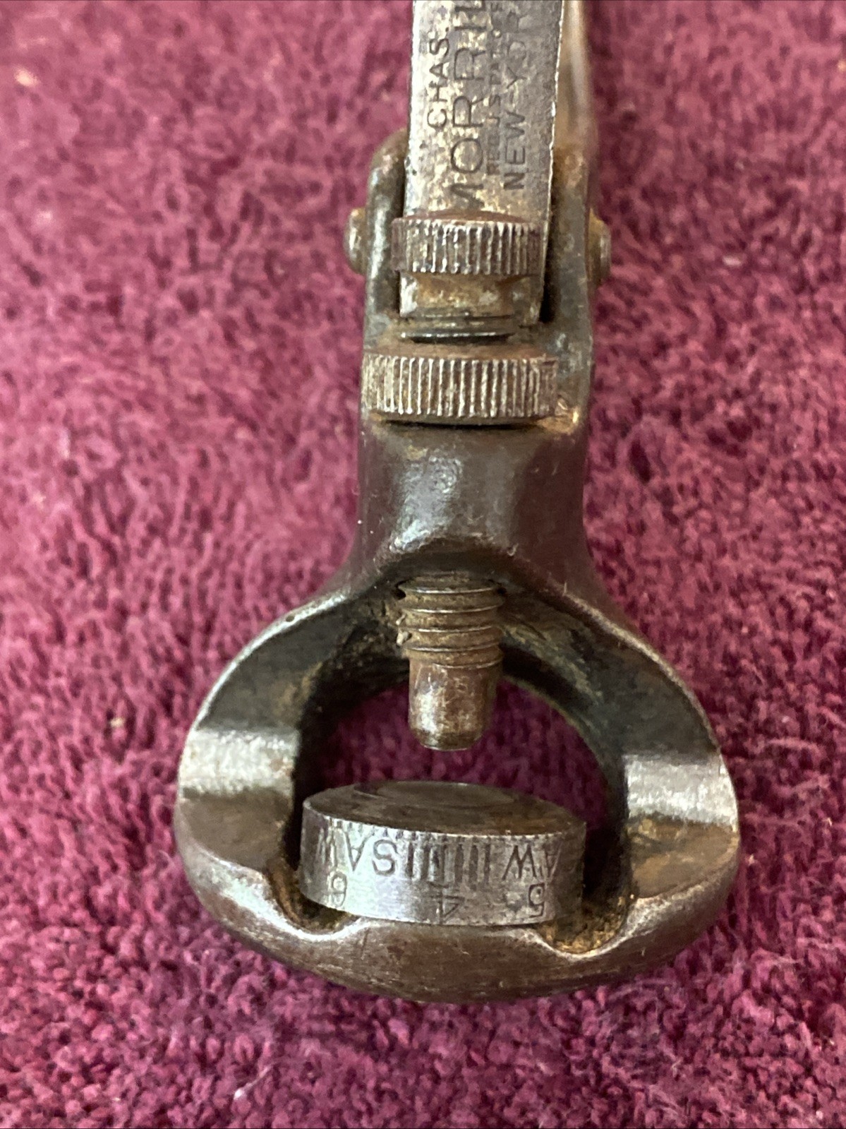 ANTIQUE Morrill’s APEX Hand Saw Tooth Setter Tool USA Woodworking