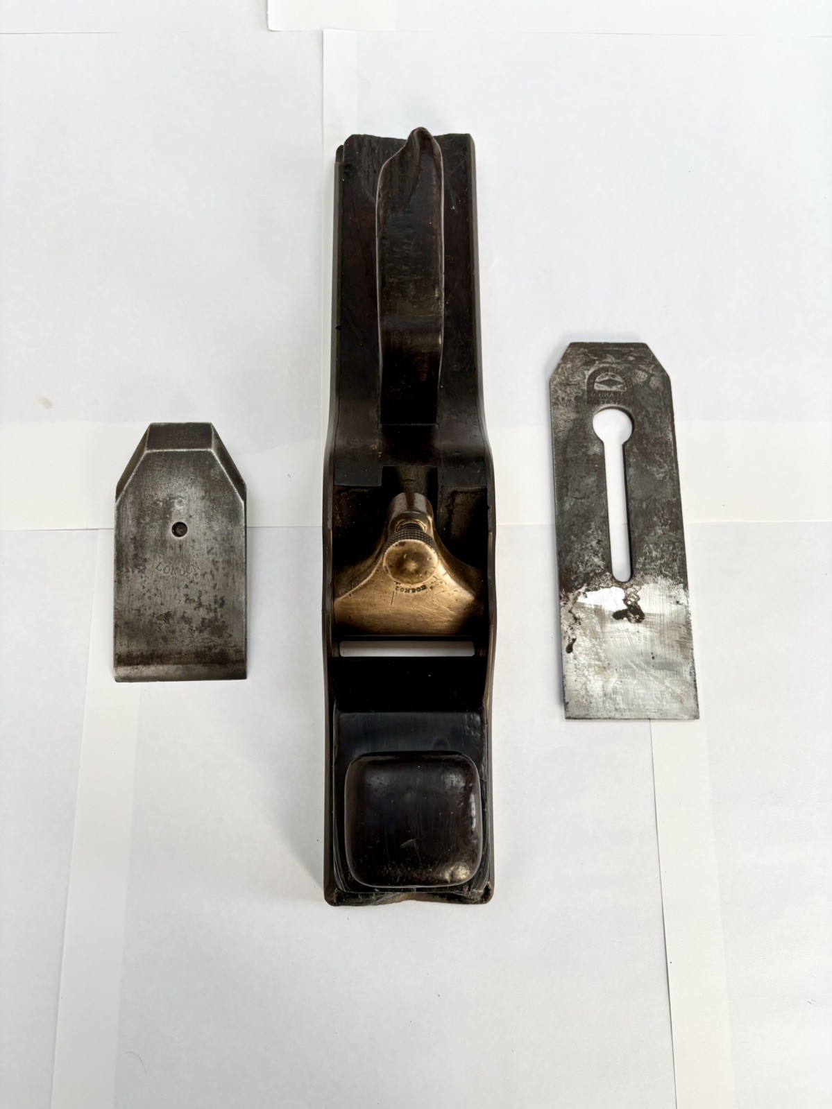 Norris London no13 size Panel Plane 15.4″ Greaves Iron Cast Steel rosewood infil