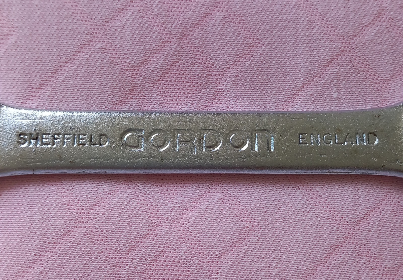 Vintage Jaguar Spanner Open Ended 17mm +19mm Made In Sheffield By Gordon VGC