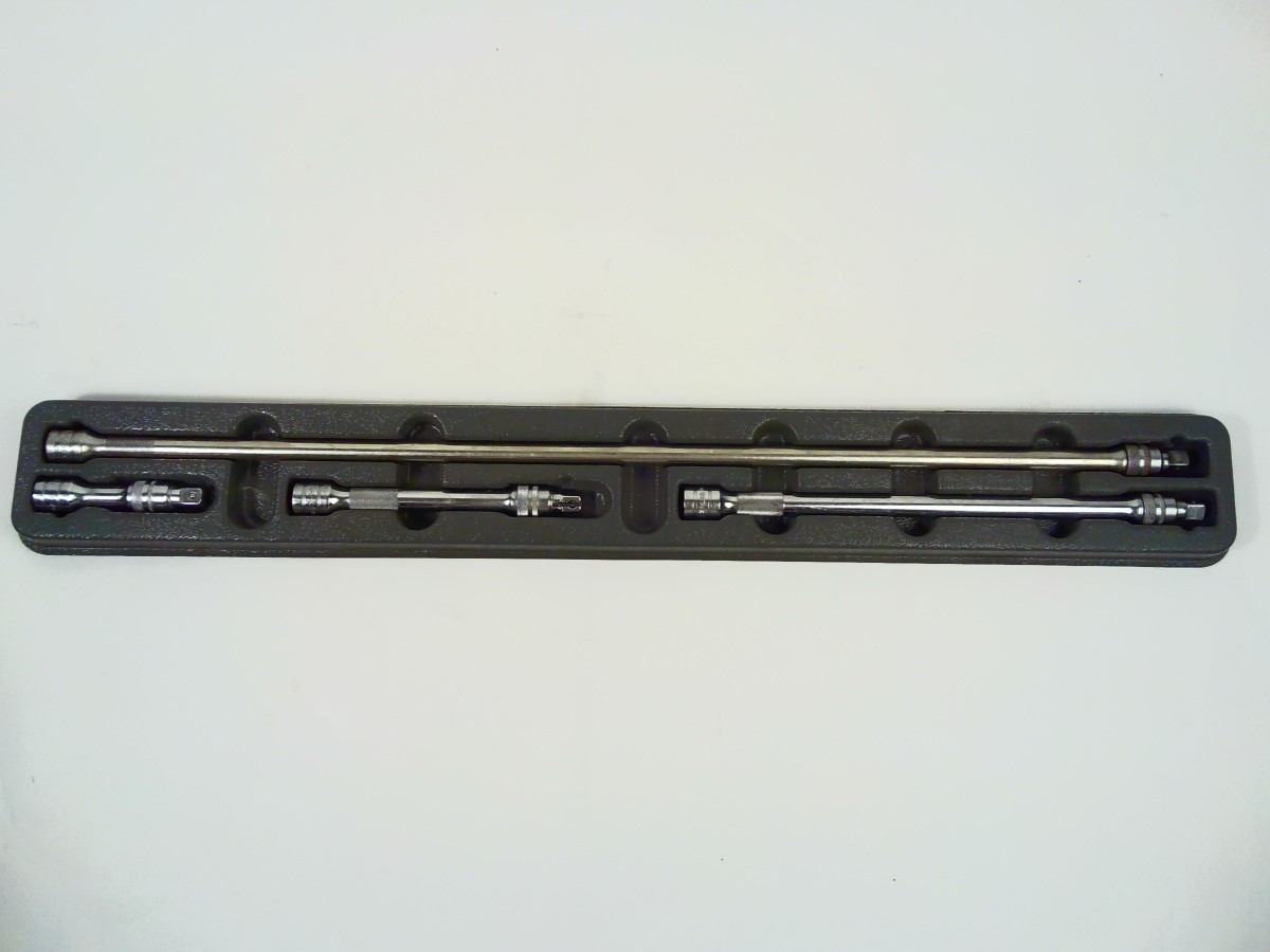 SNAP-ON 4 pc 3/8″ Drive Quick-Release Locking Knurled Extension Set (EC1044138)