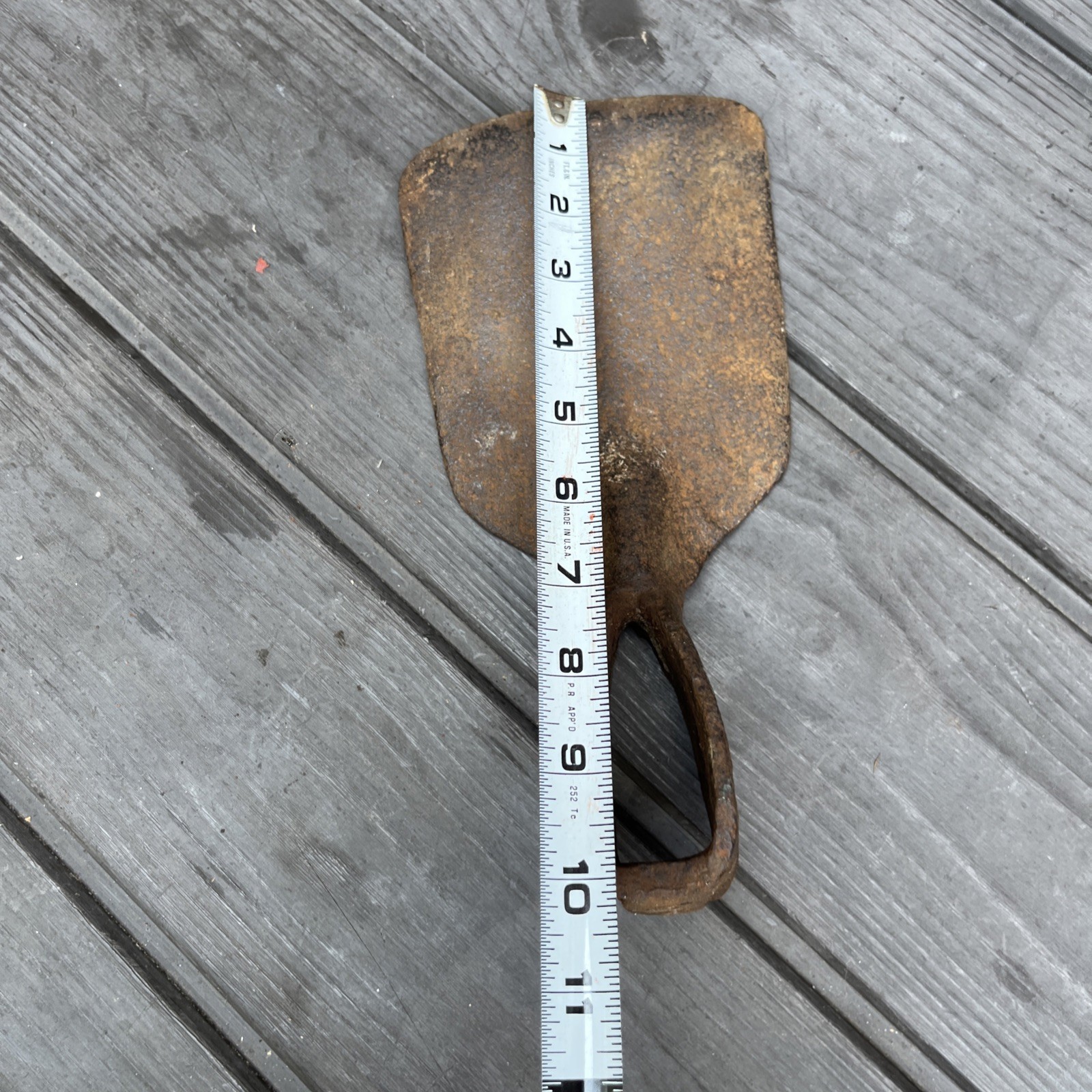 VTG UNMARKED OLD FARM GARDEN DIGGING TOOL GRUB HOE 5 Lb 6 Oz AXE ADZE