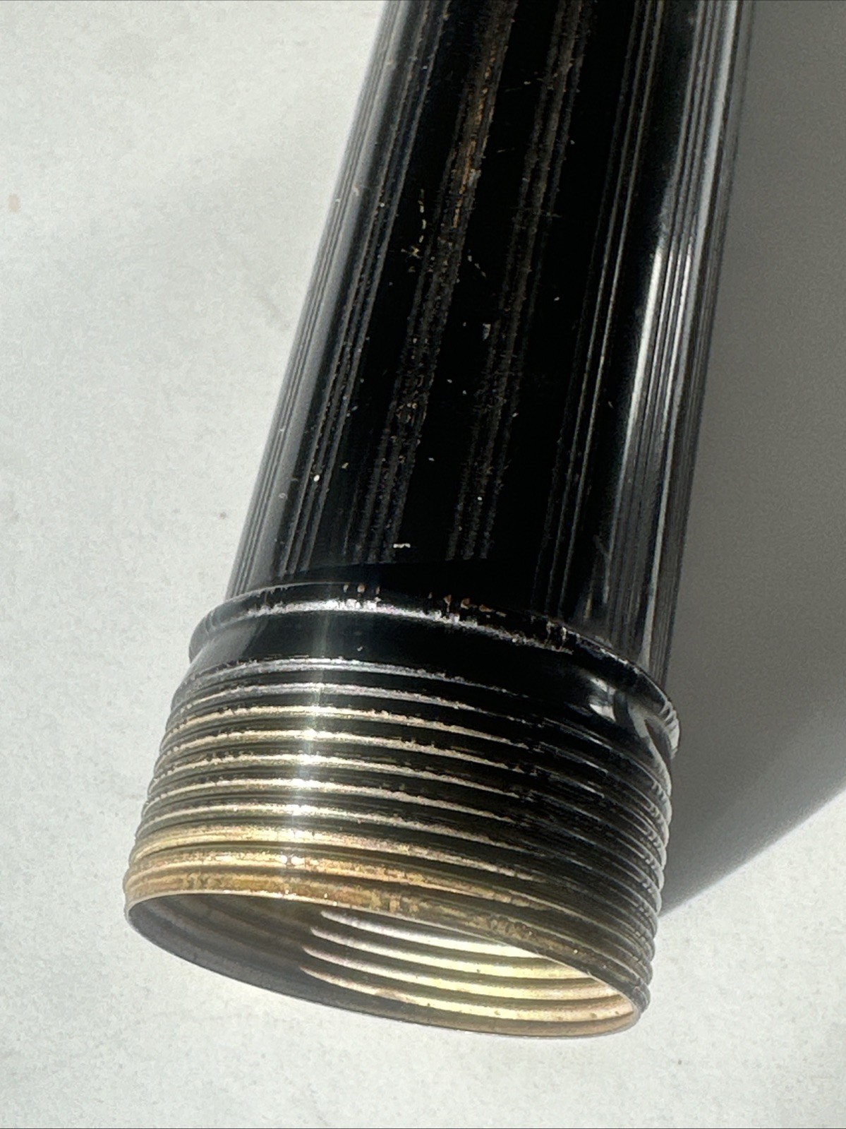 Vintage EVEREADY Flashlight Chrome & Brass 3 D’s Works Fisheye Lens