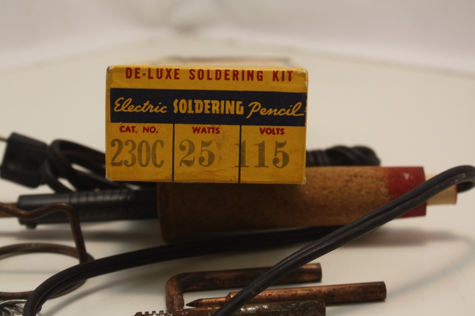 Vintage Vulcan Electric Co. Electric Soldering Pencil Unused in Box