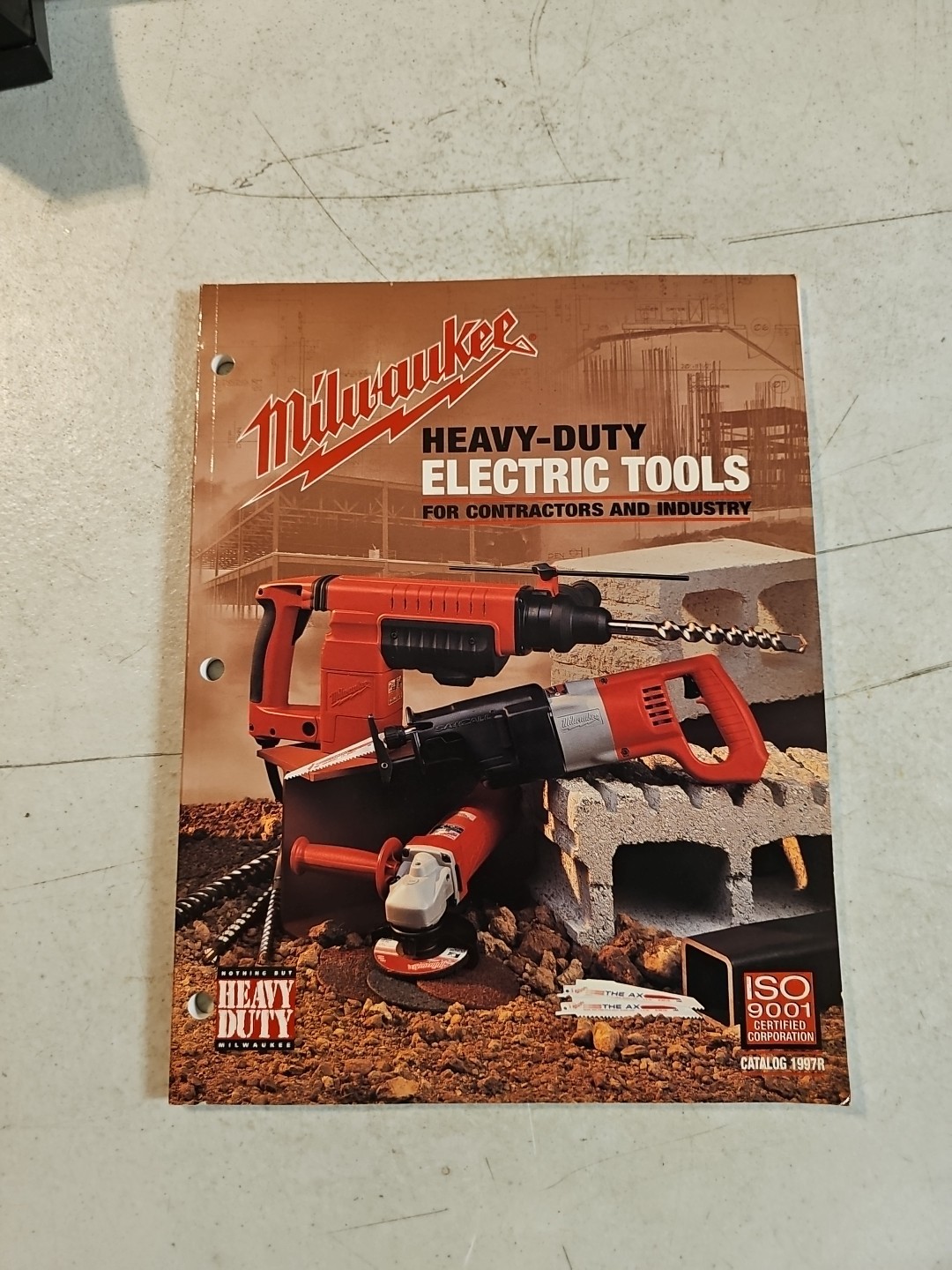 1997 Milwaukee Heavy Duty Electric Tools For Contractors & Industry Catalog