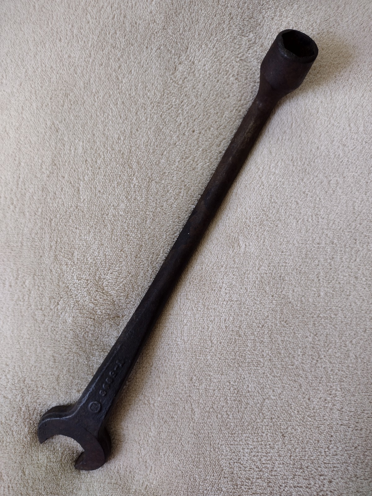 ANT Ford Model-T Open & Socket End Wrench T-5893 USA, Moore Drop Forging Co