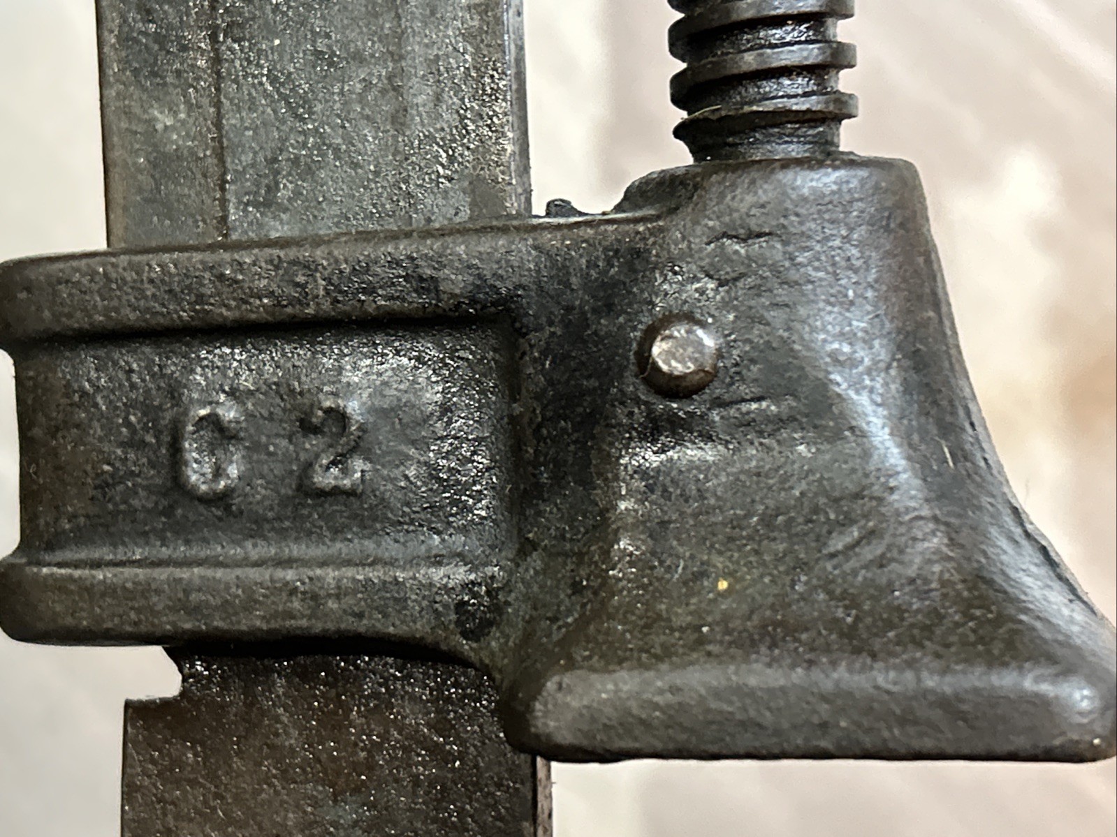 Rare Vintage Clamp!! Tatum Patented Oct. 11, 1892!!