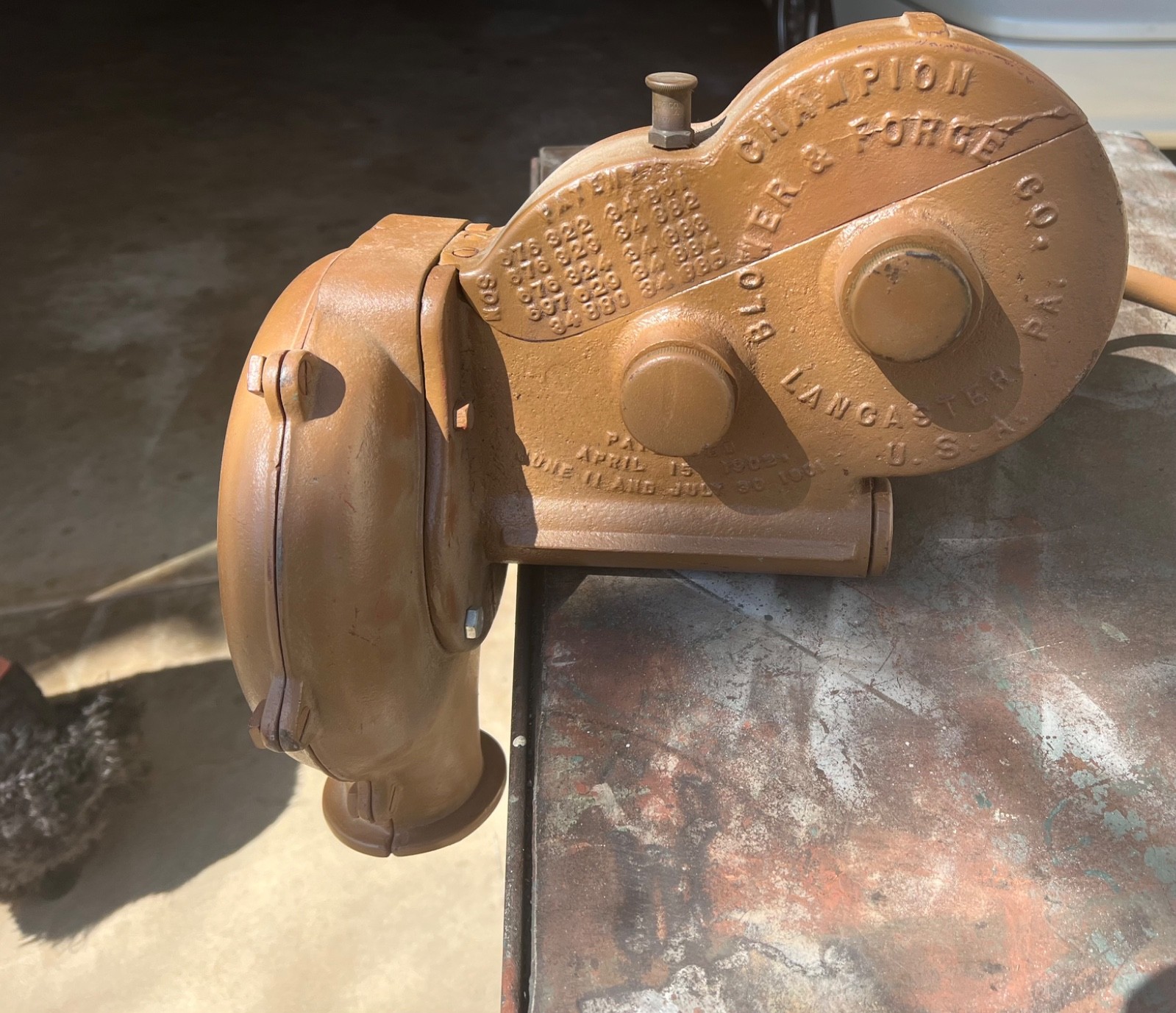 Blacksmith Forge & Blower – Champion Forge Co. vintage