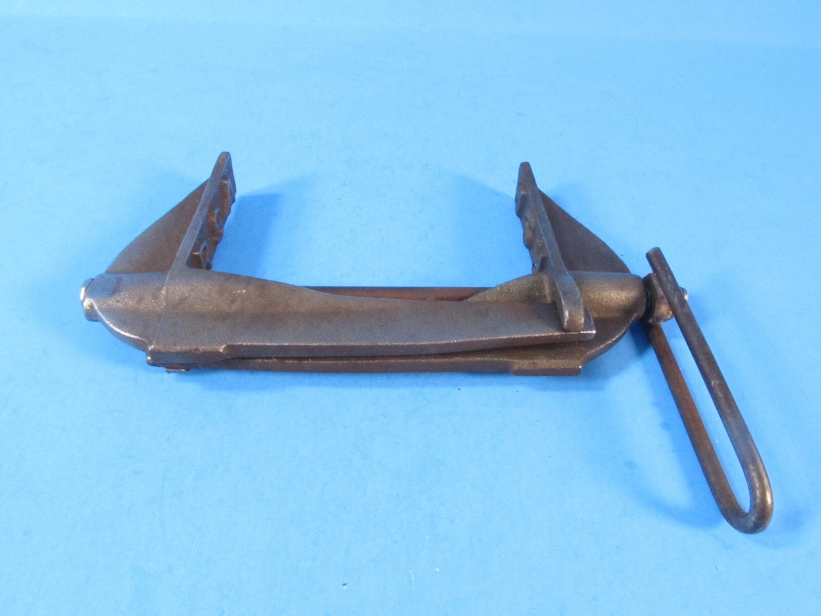 unusual wood lumber marker or clamp imprints “R S A” on both sides