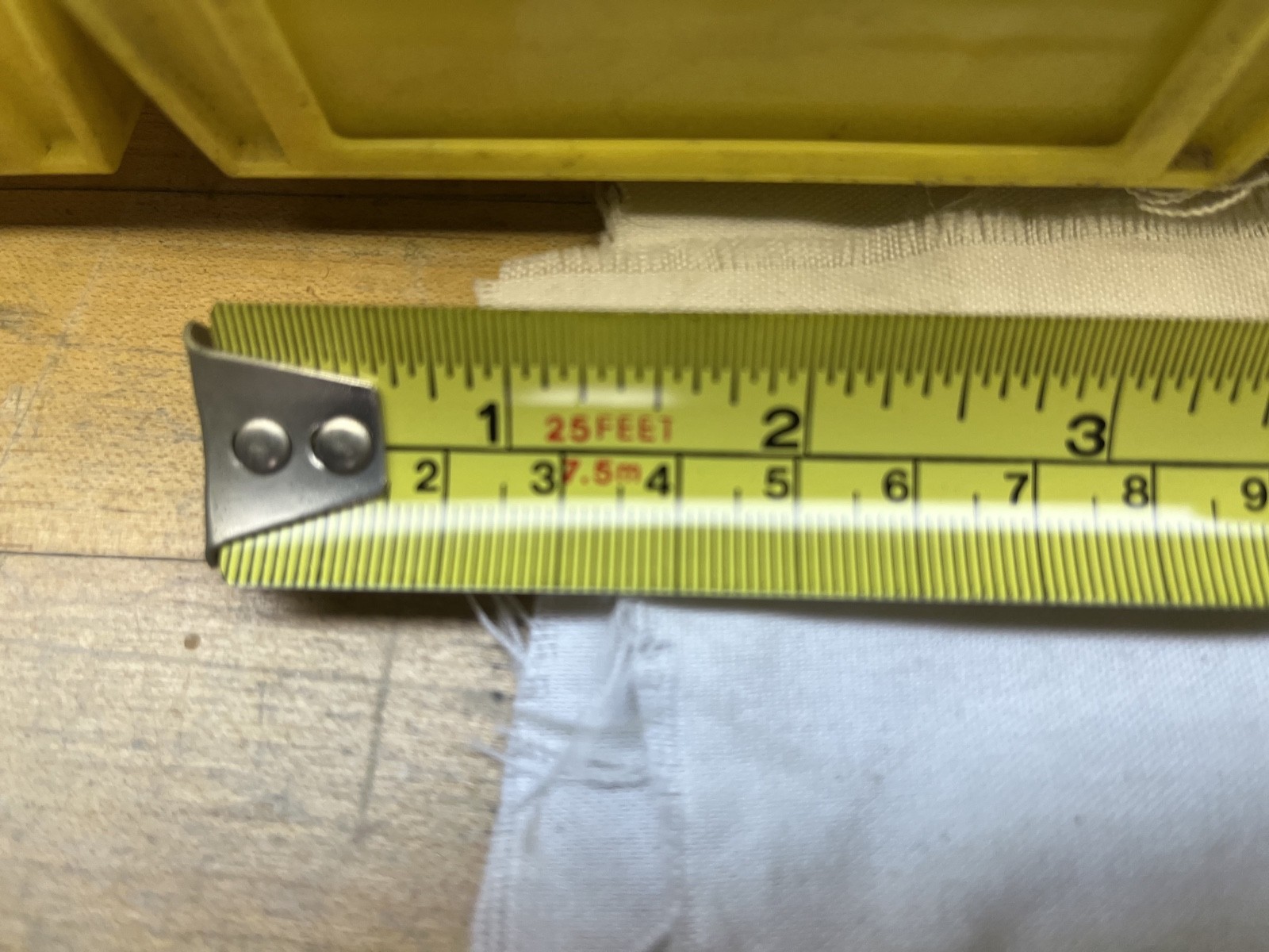 Vintage 25 ft. measuring tape King Machinery Nos late70s/early 80s era nice cond