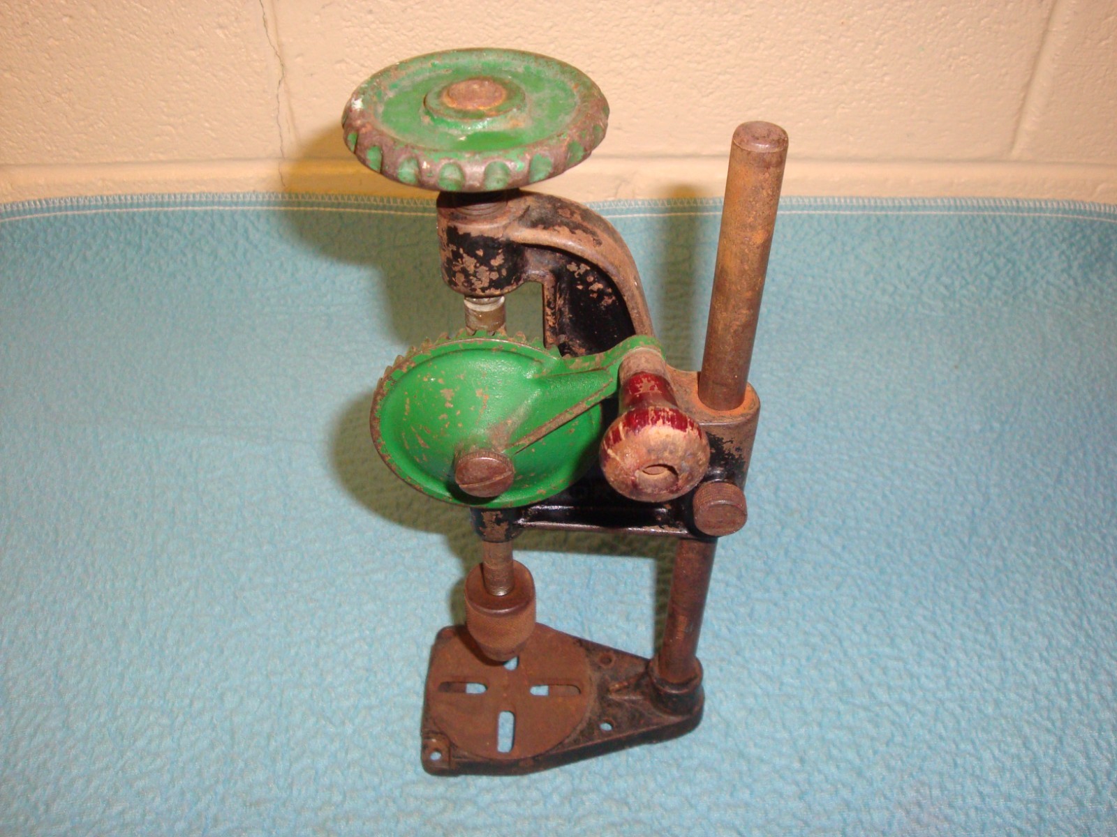 Vintage Small Drill Press DRGM 600 Made in Germany