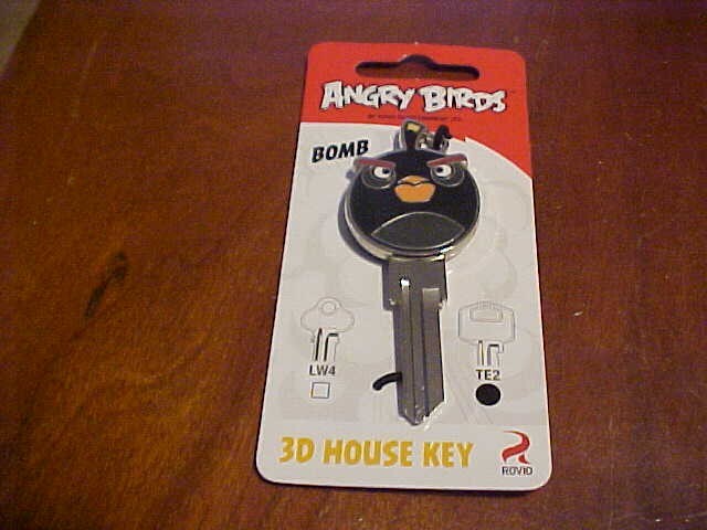 Angry Birds BOMB – House Key Blank – Collectable – TE2 /kw1 with free shipping