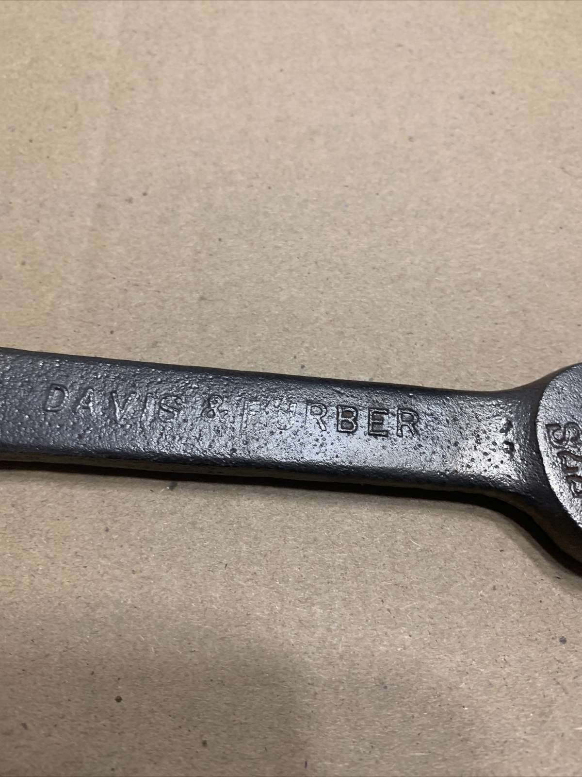 Vintage Open Ended Wrench Davis & Furber Machine Co 77S