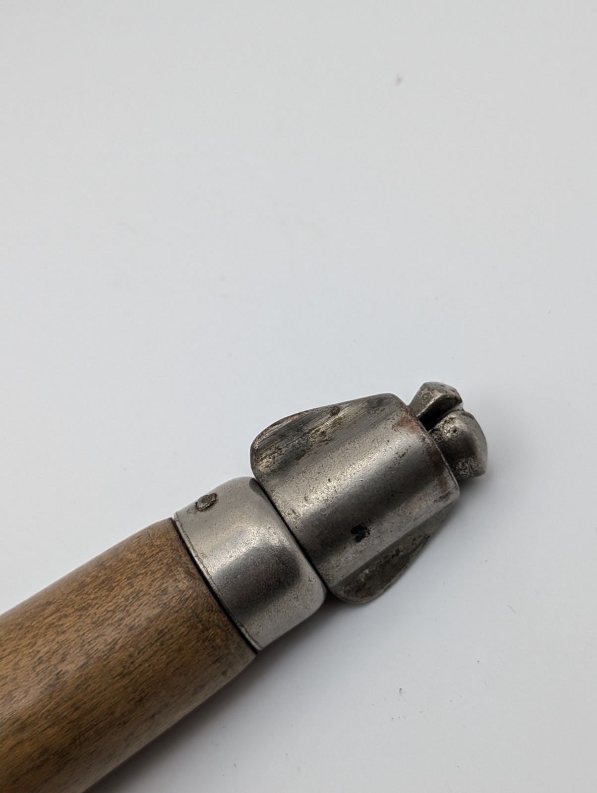 Vintage Hollow Handle Tool Set Wood Screwdriver Awl Gouge Bits w/ Cap