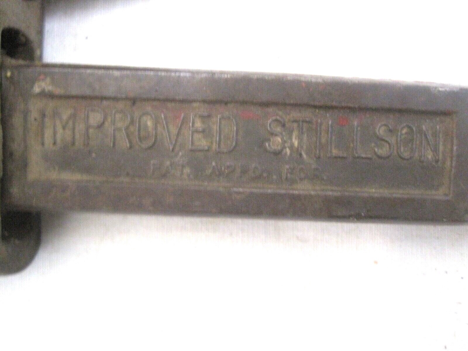 VINTAGE THE RIDGE TOOL. CO RIGID HEAVY DUTY 24 ” PIPE WRENCH IMPROVED STILLSON
