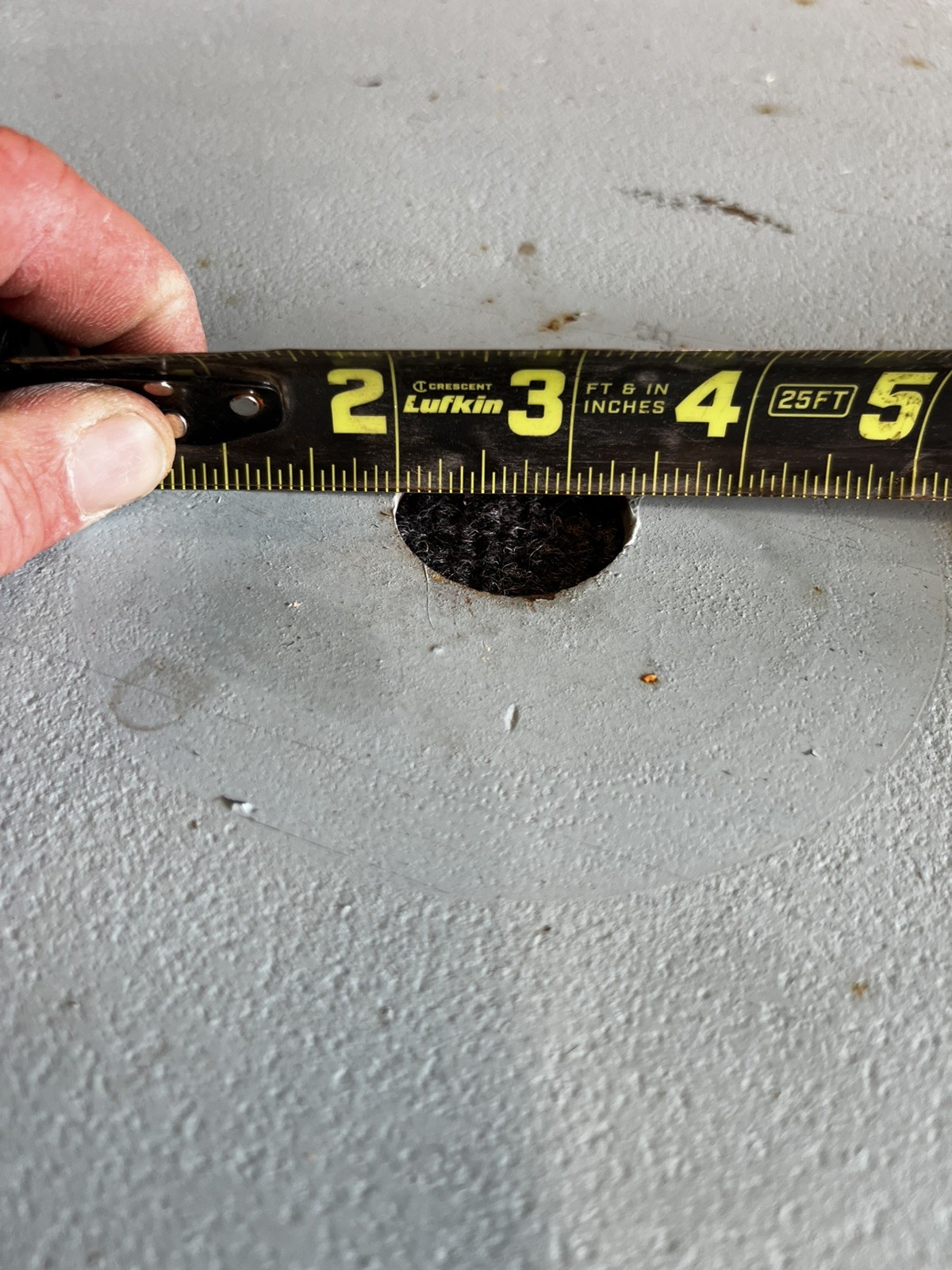 Large Sawmill Hand Painted Blade 26” Diameter Solid Sawblade Rustic Decor Rusty