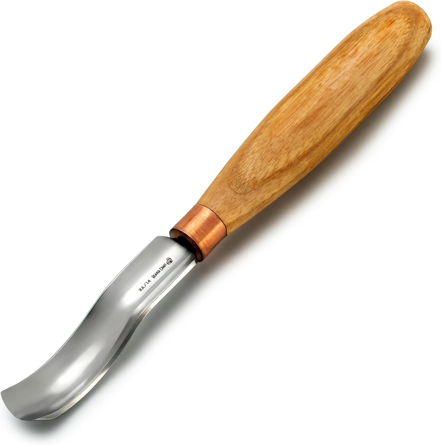 , Wood Carving Bent Gouge K8A/14 0.55″ – Spoon Carving Tools – Woodworking Hand