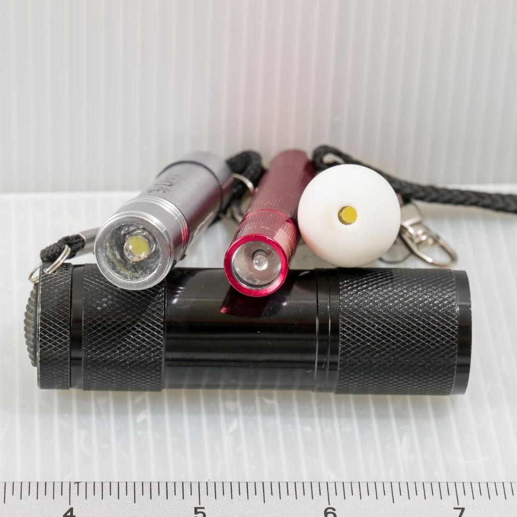 Lot of 4 Pocket Flashlights Mag Light Lighter etc.