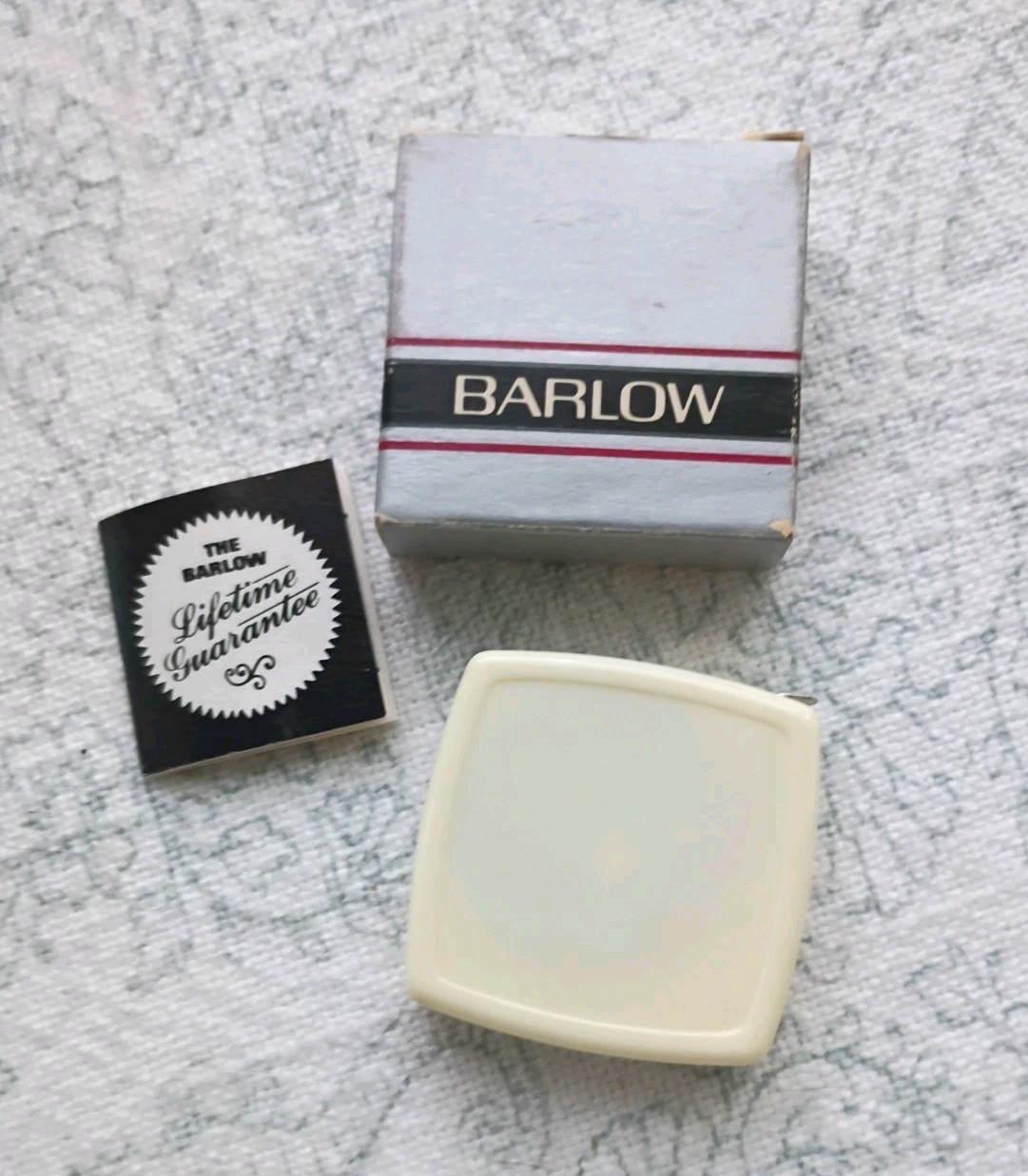 VTG Pocket Tape Measure Barlow Brand Somerset Plumbing Supply USA UNUSED IN BOX