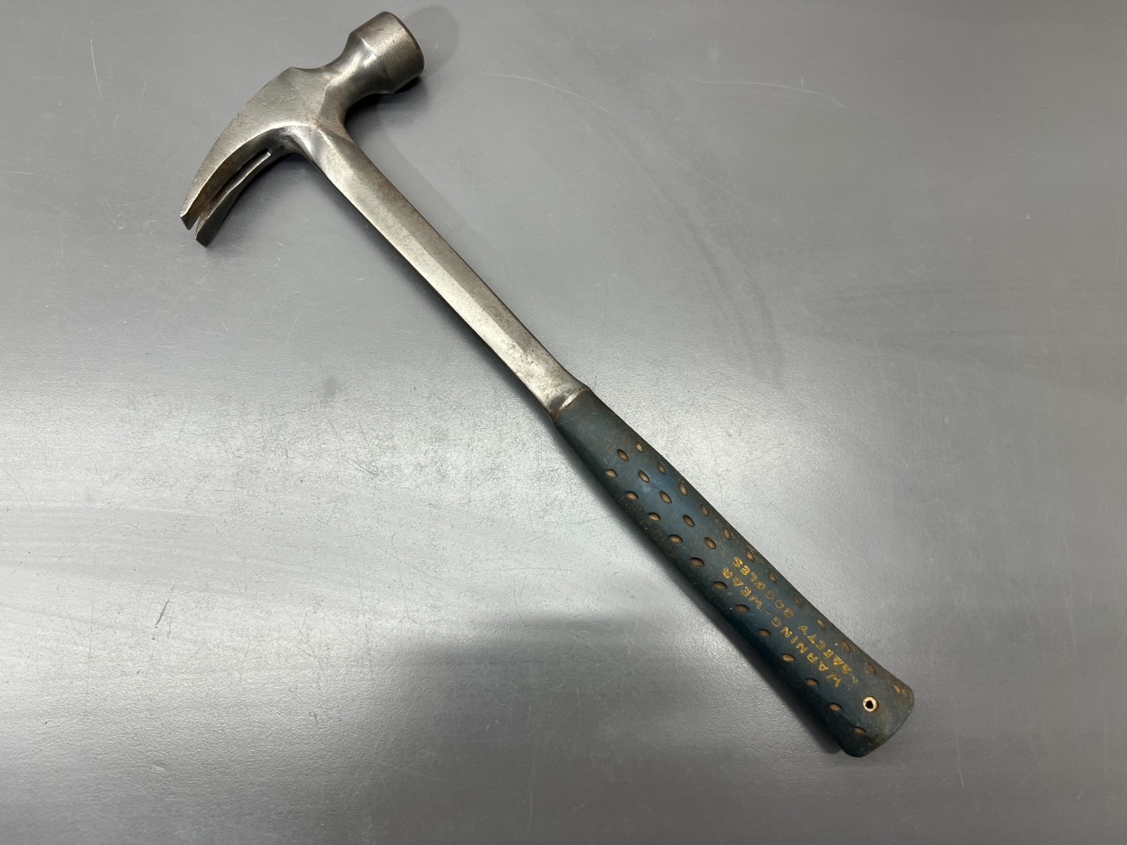(H1) VINTAGE ESTWING E3-22S 22oz 16″ FRAMING HAMMER – VGC – USA