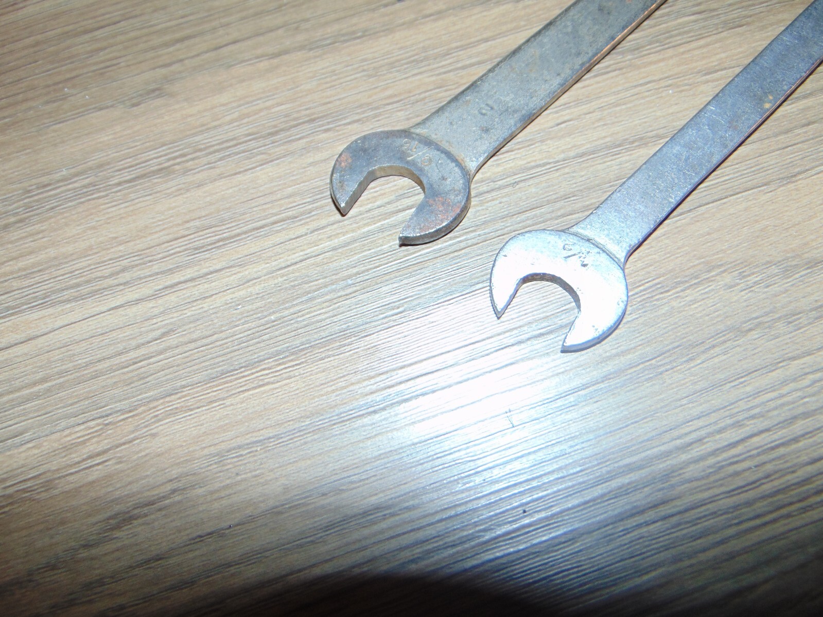2 Vintage Herbrand 7/16 X 1/2 H-1,1/2 X 9/16 H-2 Flat Tappet Wrench Set USA Tool